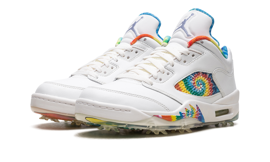 Air Jordan 5 Low Golf "Peace, Love, and Golf" CW4205 100