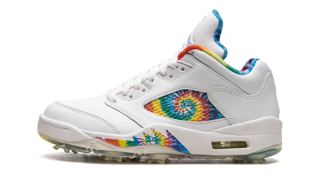 Air Jordan 5 Low Golf "Peace, Love, and Golf" CW4205 100