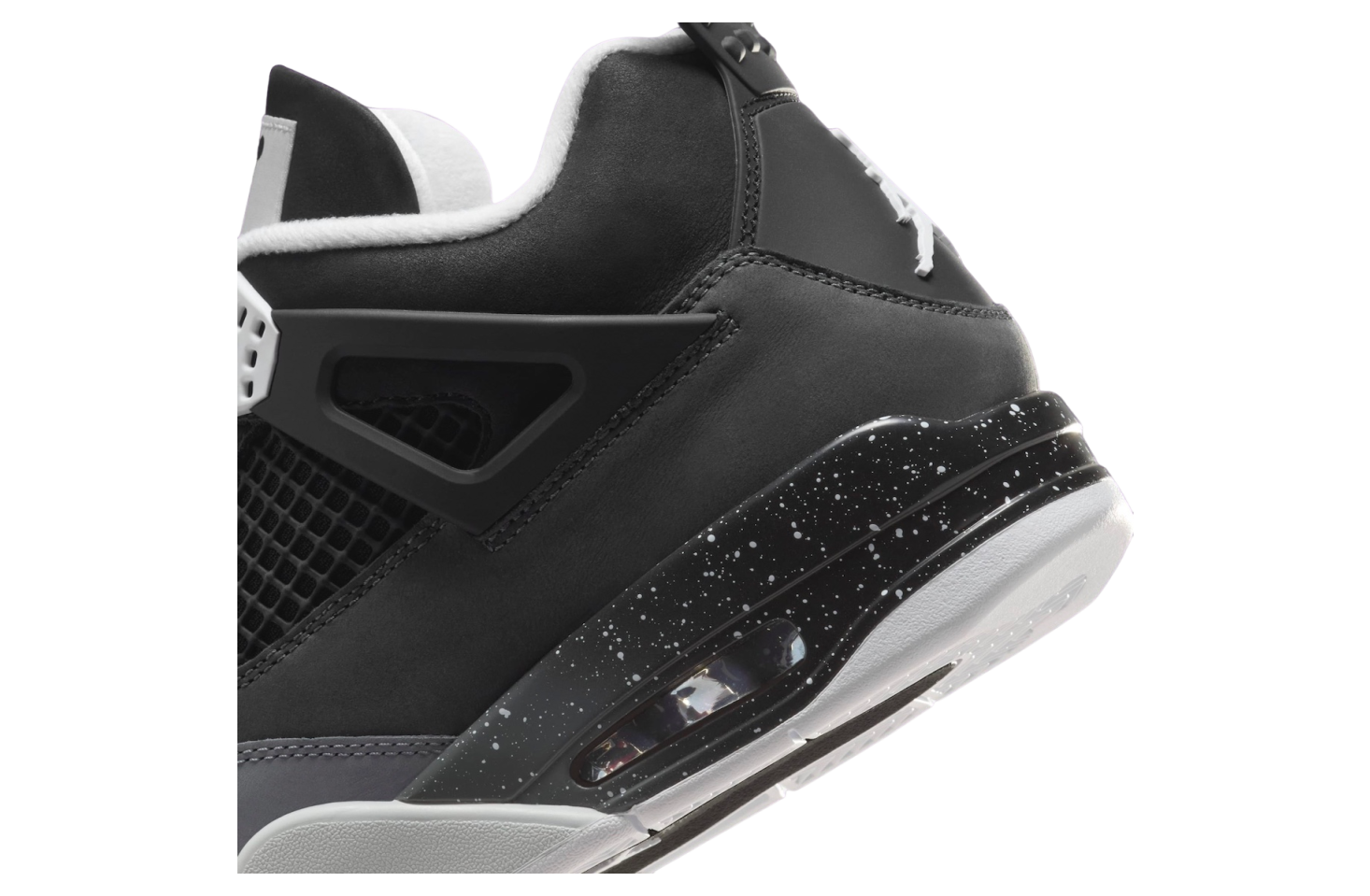 Air Jordan 4 Fear 2024 - Black, White, Cool Grey, Pure Platinum, with Iconic Quote Insole Detail