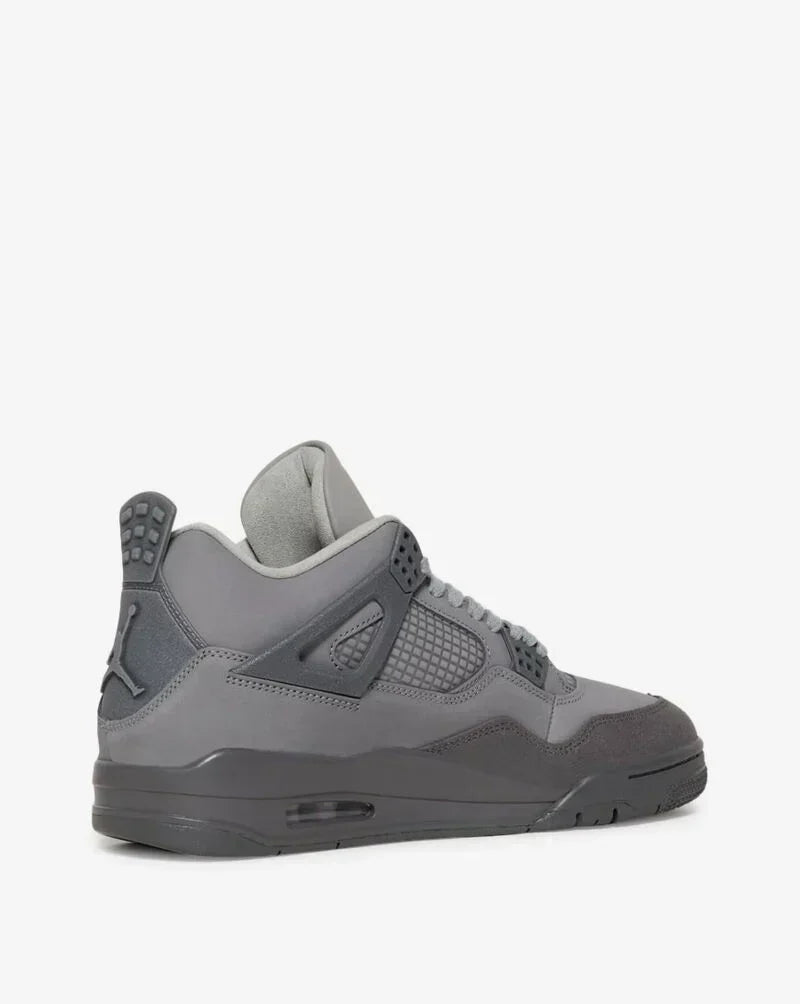 Jordn Retro 4‑Style Sneakers – Wet Cement Edit