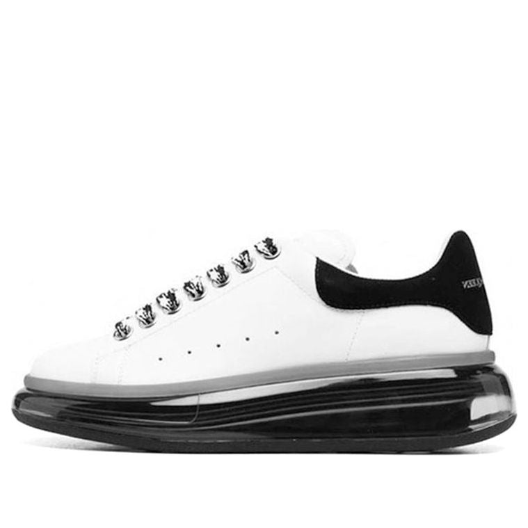 (WMNS) Alexander McQueen Oversized Sneaker 'White Black Sole' 611698WHXMA9061 #