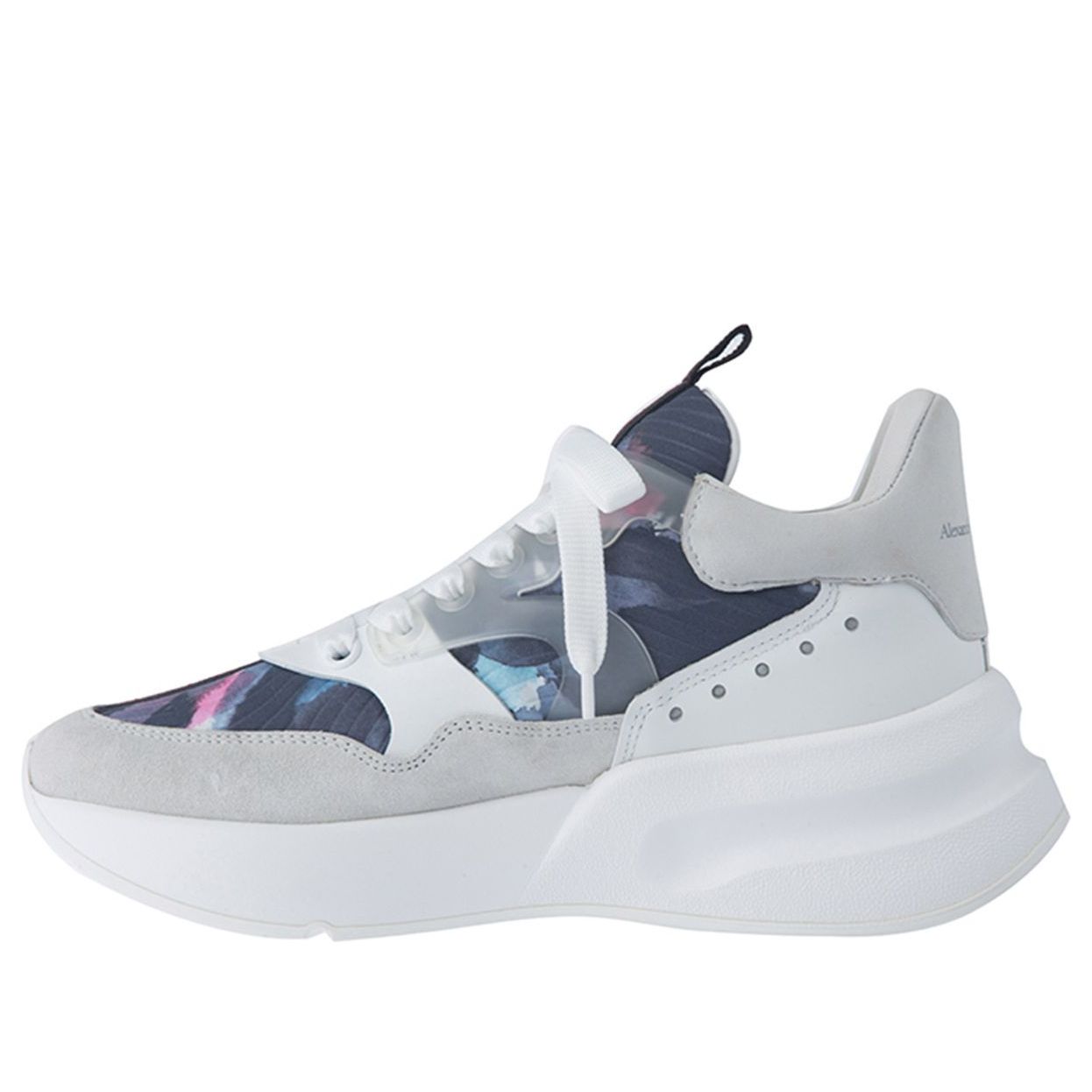 Alexander McQueen Oversized Shoes 'White Blue Multi' 610819WHXL29169 #