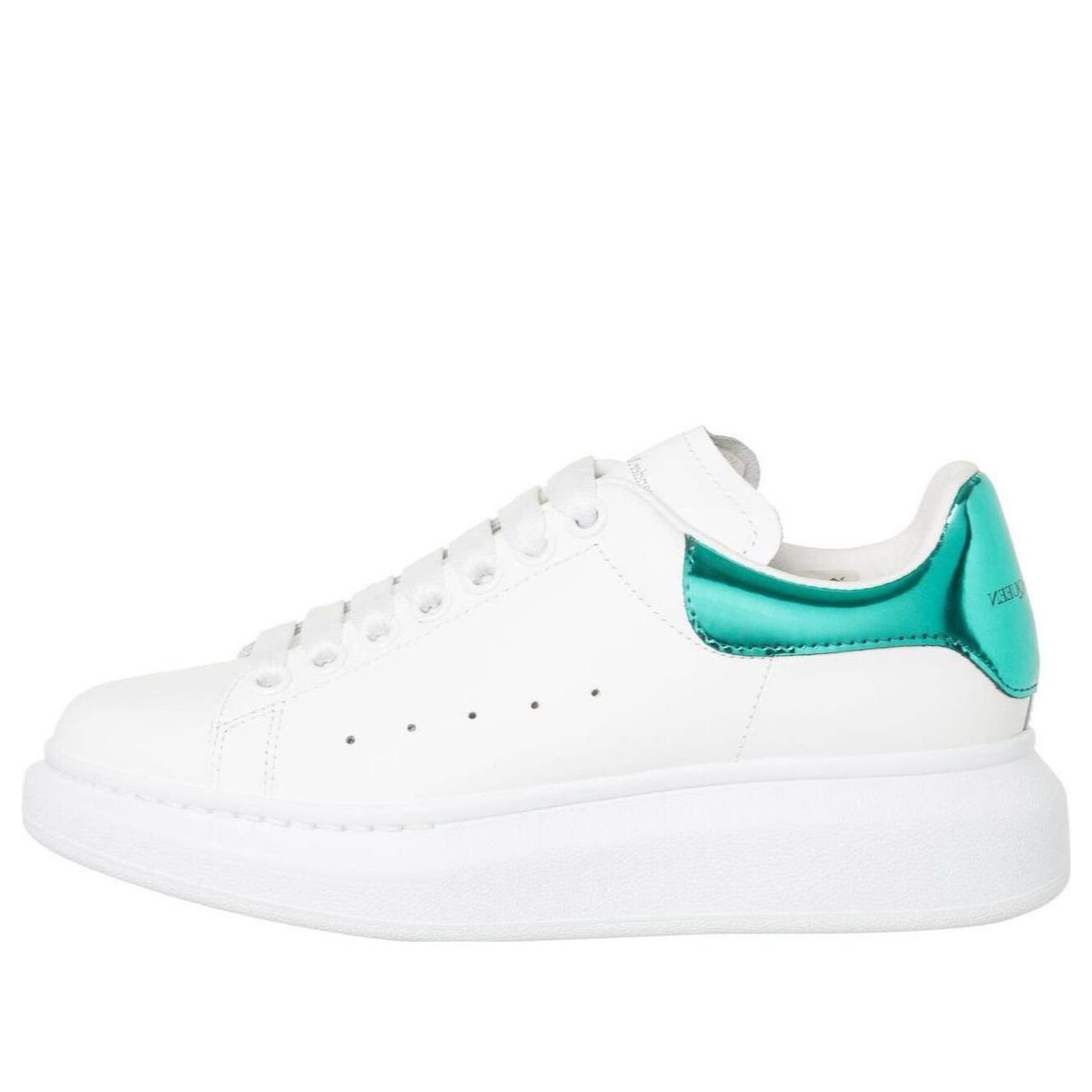 (WMNS) Alexander McQueen Oversized Sneaker 'White Emerald' 676702WICGG9079 #