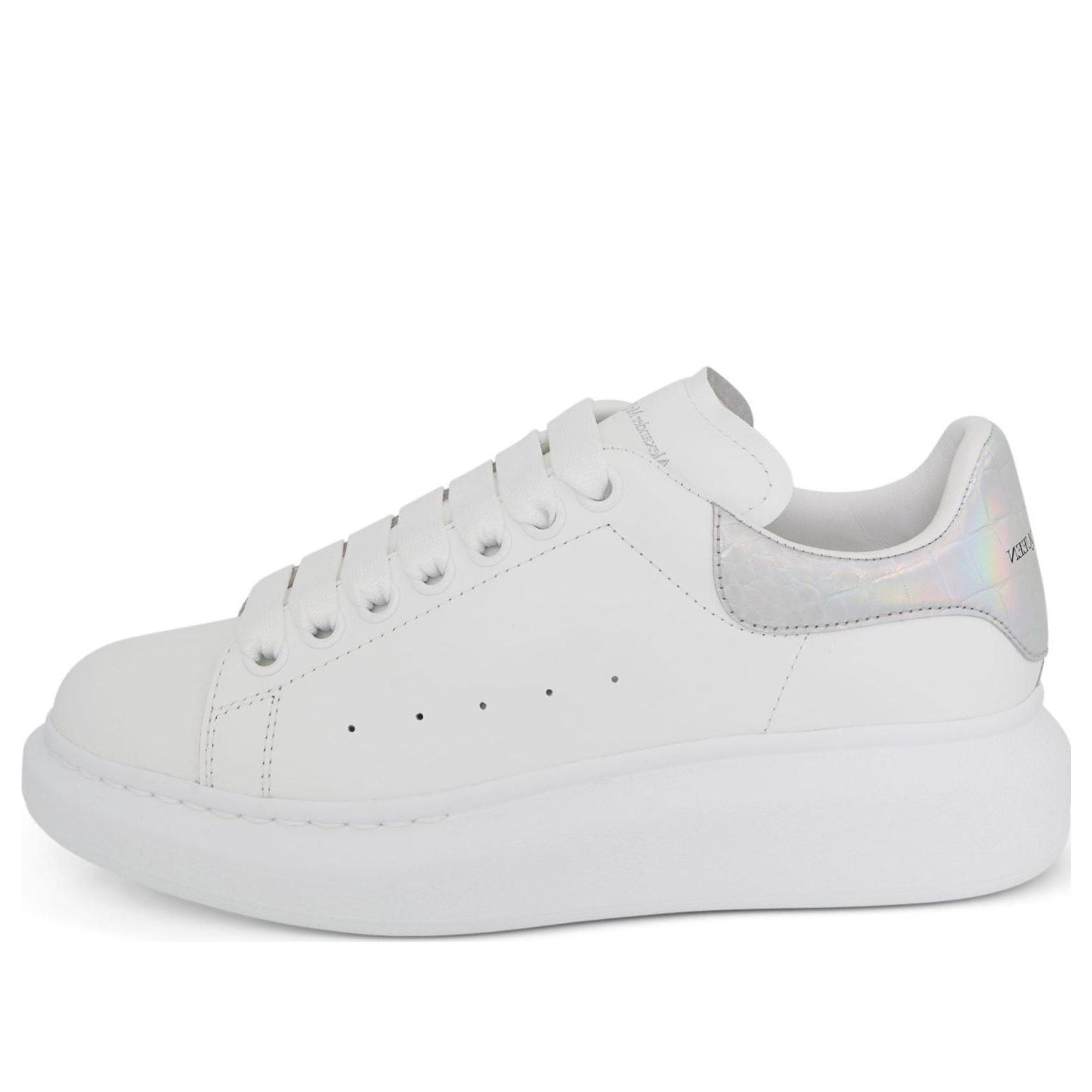 (WMNS) Alexander McQueen Oversized Sneaker 'Silver' 553770WIB9V9637 #