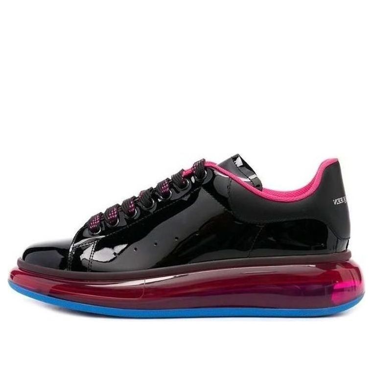 Alexander McQueen Oversized Sneaker 'Transparent Sole - Black Pink' 662657WIA3A1534 #