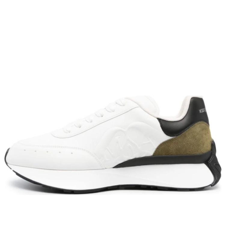 Alexander McQueen Sprint Runner 'White Green' 777417WIDNE8738 #