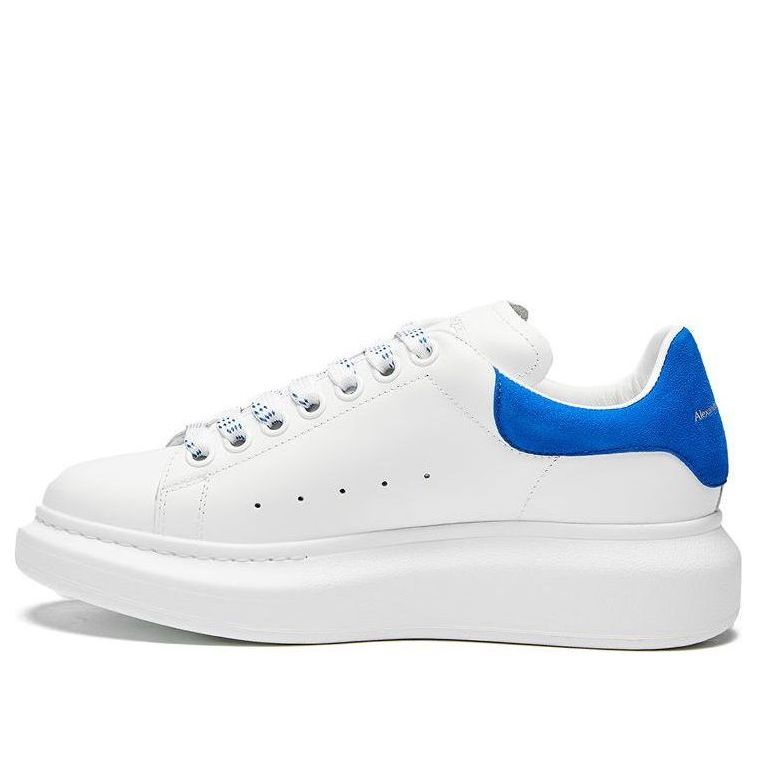 (WMNS) Alexander McQueen Oversized Shoes 'White Royal Blue' 719412WHGP78981 #