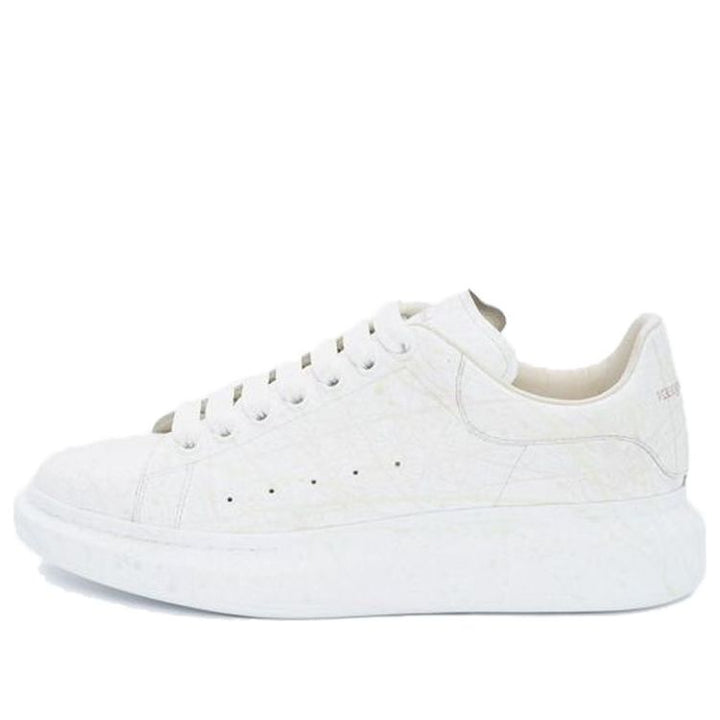 Alexander McQueen Glow In The Dark Oversized Sneaker 'White Multicolor' 611190WHXM49035 #