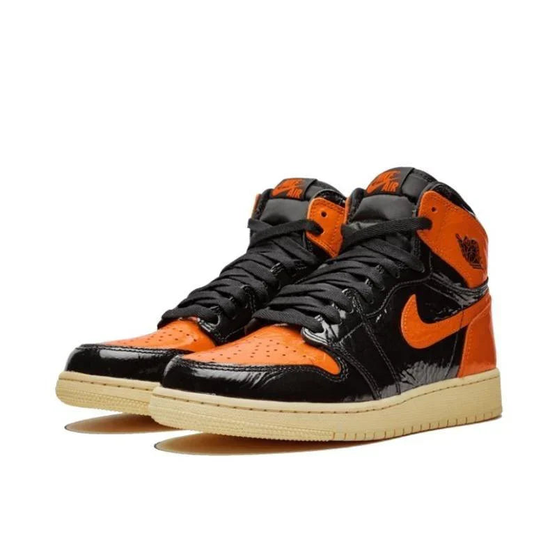 Retro High 1 – Cracked Orange Edition