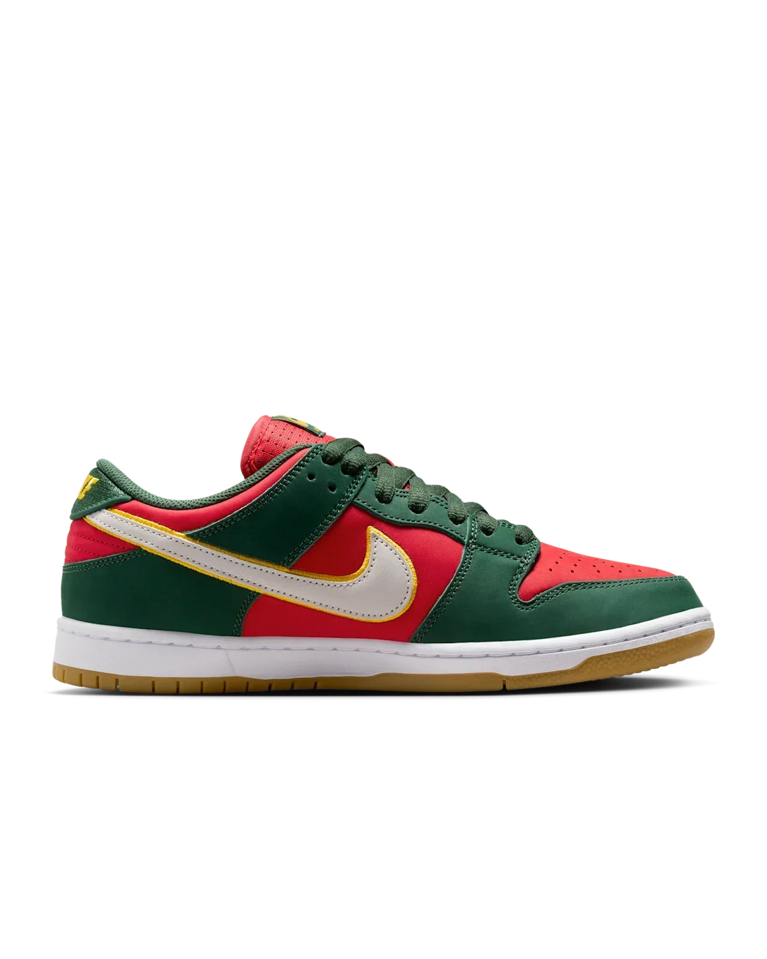 Nike Dunk Low – Court Flame “Forest Red” Edition