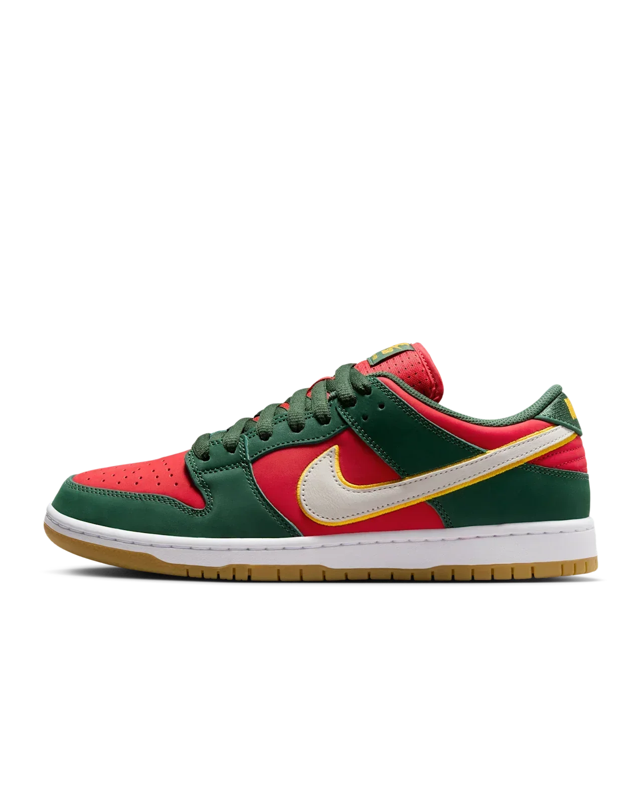 Nike Dunk Low – Court Flame “Forest Red” Edition