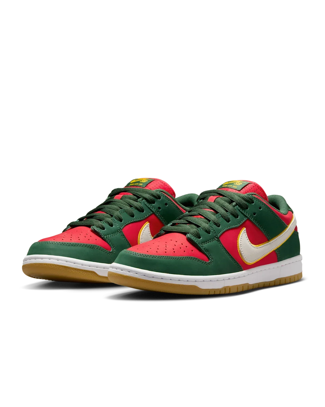 Nike Dunk Low – Court Flame “Forest Red” Edition