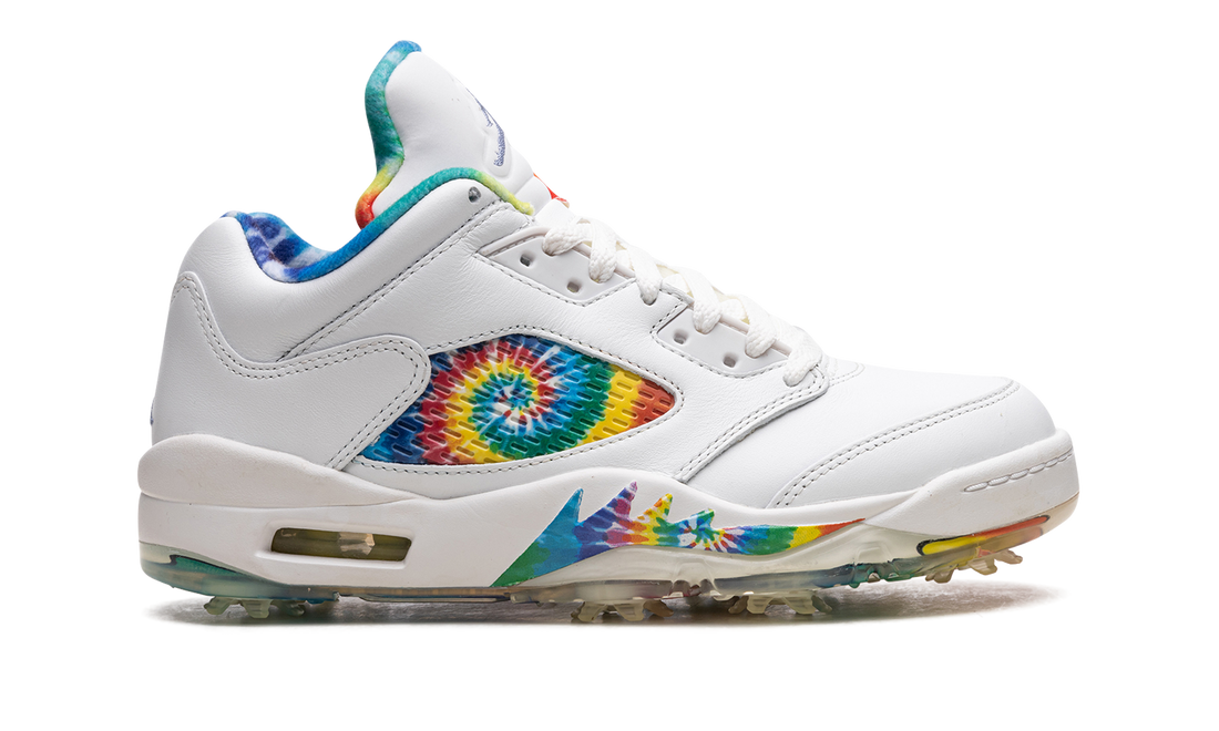 Air Jordan 5 Low Golf "Peace, Love, and Golf" CW4205 100